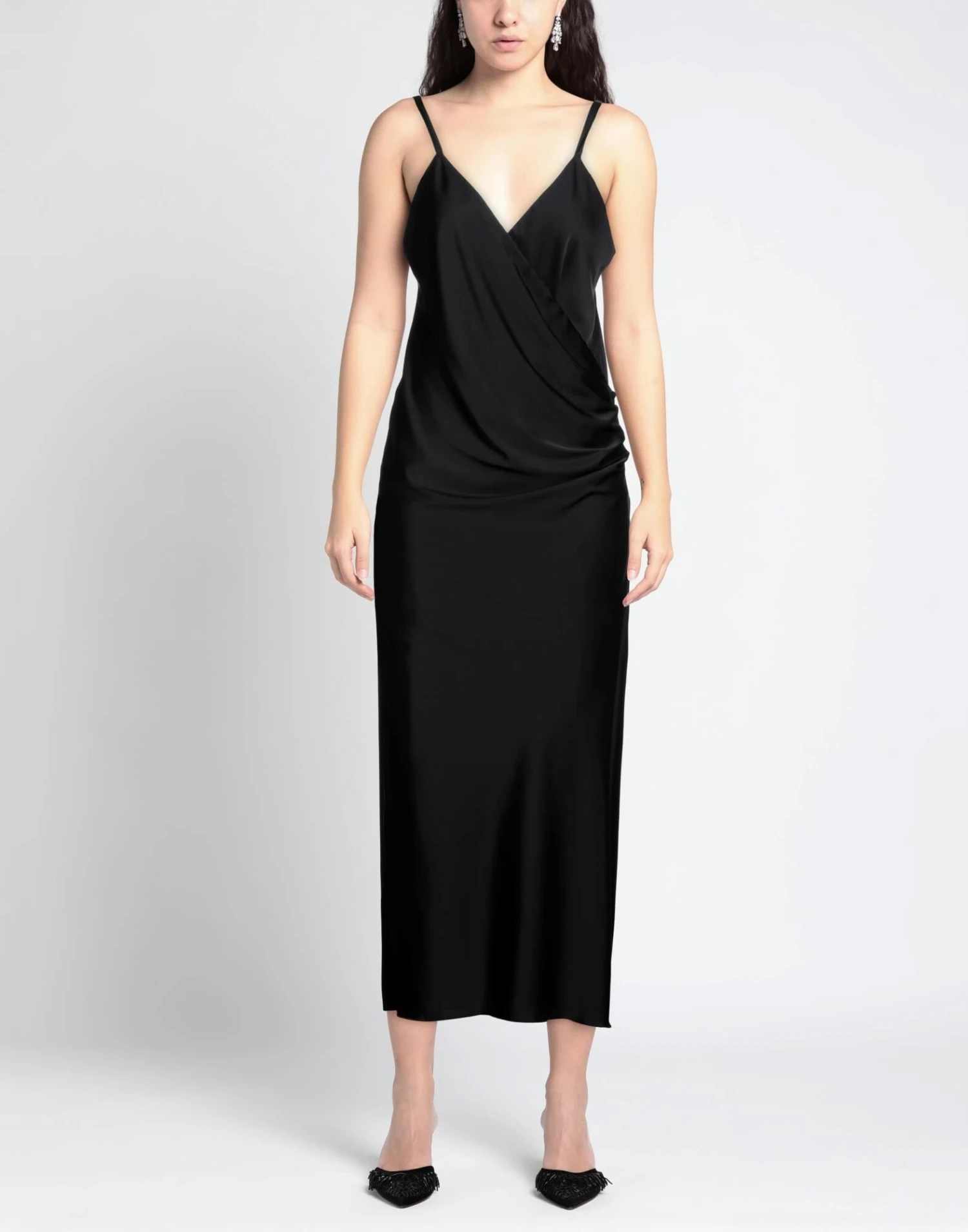 HOPPER Nero Vestito Lungo 4 HOPPER Nero Vestito Lungo - immagine 2