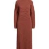 ALYSI Marrone Vestito In Maglia