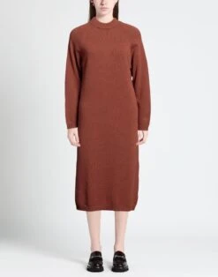 ALYSI Marrone Vestito In Maglia -Dolce Vestire 15314355vw 14 r