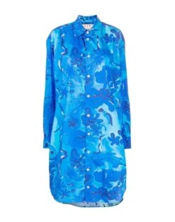 MARNI Azzurro Vestito Midi -Dolce Vestire 15314910vc 14 e