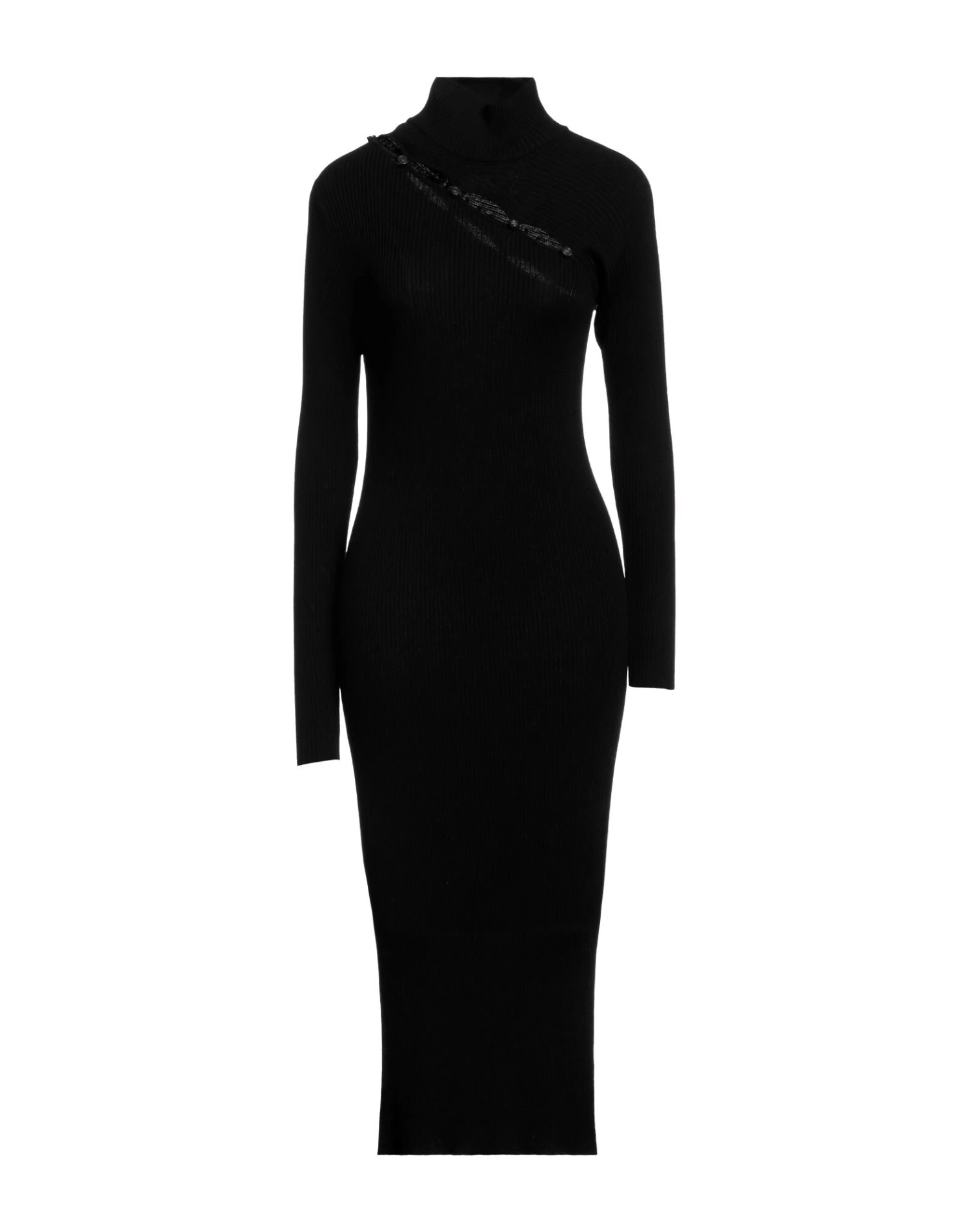 ERIKA CAVALLINI Nero Vestito In Maglia 3 ERIKA CAVALLINI Nero Vestito In Maglia