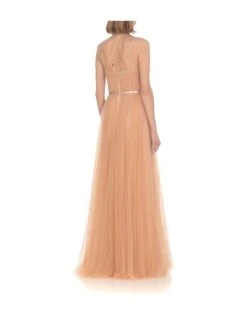 ELISABETTA FRANCHI Rosa Chiaro Vestito Lungo -Dolce Vestire 15318448xm 14 e