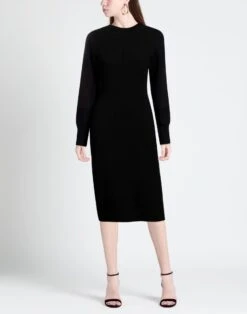 VICTORIA BECKHAM Blu Notte Vestito In Maglia -Dolce Vestire 15319056de 14 e