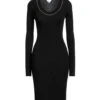 BOTTEGA VENETA Nero Vestito In Maglia -Dolce Vestire 15319571oi 14 f
