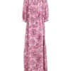 DIANE VON FURSTENBERG Magenta Vestito Lungo -Dolce Vestire 15319630st 14 f