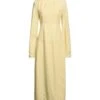 JIL SANDER Giallo Chiaro Vestito Lungo -Dolce Vestire 15322301vk 14 f
