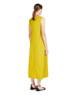 MAX MARA Giallo Vestito Lungo -Dolce Vestire 15325040lo 14 r