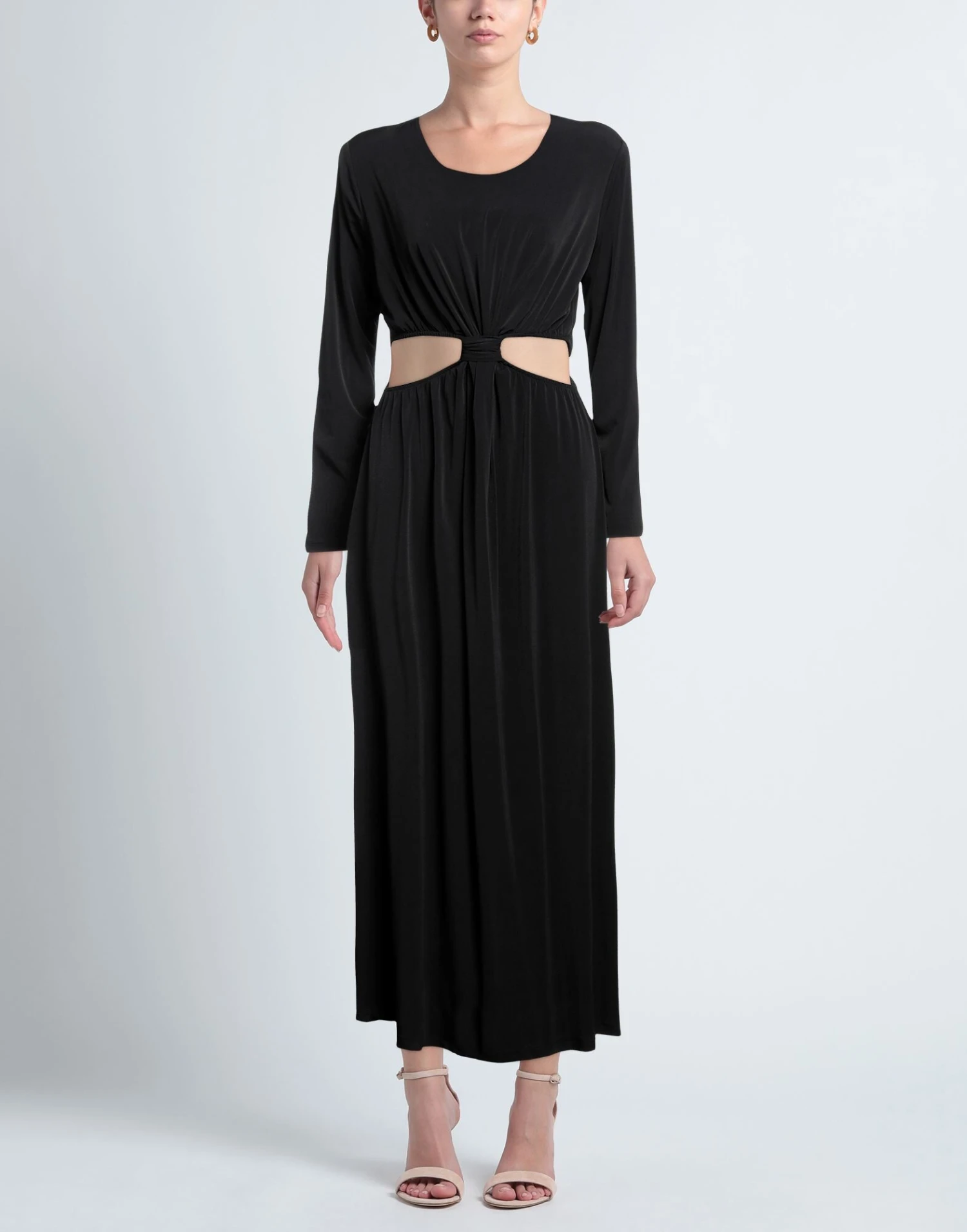 LE STREGHE Nero Vestito Lungo 4 LE STREGHE Nero Vestito Lungo - immagine 2