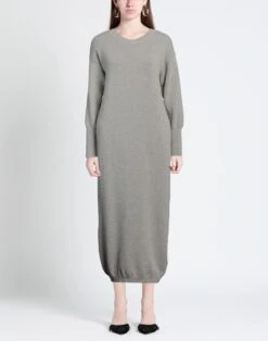 ALPHA STUDIO Grigio Chiaro Vestito In Maglia -Dolce Vestire 15332099em 14 r