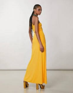 PATRIZIA PEPE Arancione Vestito Lungo -Dolce Vestire 15335523xs 14 e