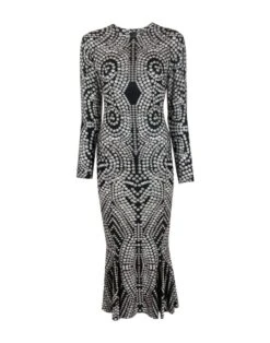 NORMA KAMALI Nero Vestito Lungo