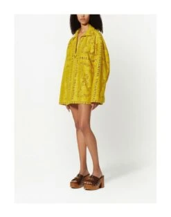 VALENTINO GARAVANI Giallo Vestito Midi -Dolce Vestire 15339848uu 14 e