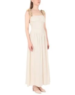 FREE PEOPLE Beige Vestito Lungo -Dolce Vestire 34943253qb 14 r